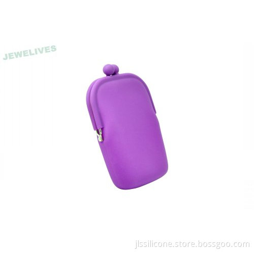 Silicone Coin Bag In Luggage In Candy Color 